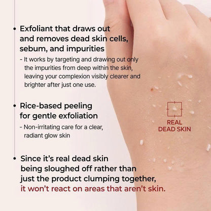 Dr.Melaxin Peel Shot Glow Rice Ampoule Duo – Gentle Exfoliator for Glowing Smooth Skin | Blackhead & Whitehead Care