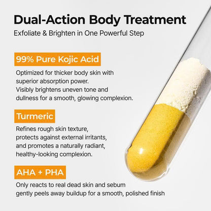 Dr.Melaxin Peel Shot Keratin Care Kojic Acid & Turmeric Spray 200ml – Pore Clearing Exfoliating Skin Repair Scrub